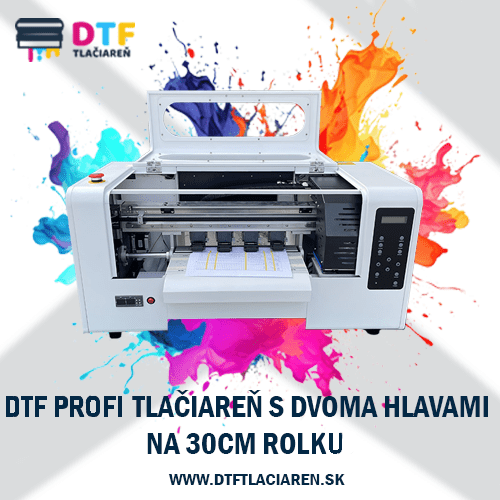 2hlavyrolka.png TOP: DTF PROFI Tiskárna na roli 30cm se dvěma tiskovými hlavami - Obrázek 1
