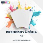 DTF přenosová fólie ve formátu A3 - 100 ks